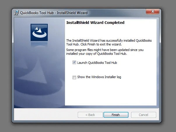 QuickBooks Tool Hub Installshield wizard