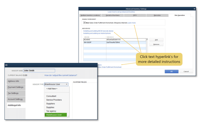 Mobile Inventory: QuickBooks update feature 2018