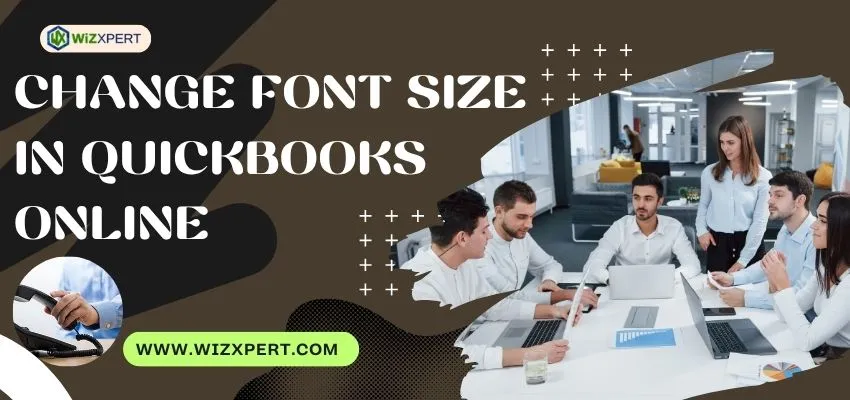 Change Font Size in QuickBooks Online image