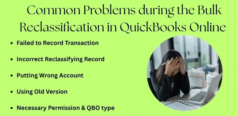 Common Problems during the Bulk Reclassification in QuickBooks Online Image