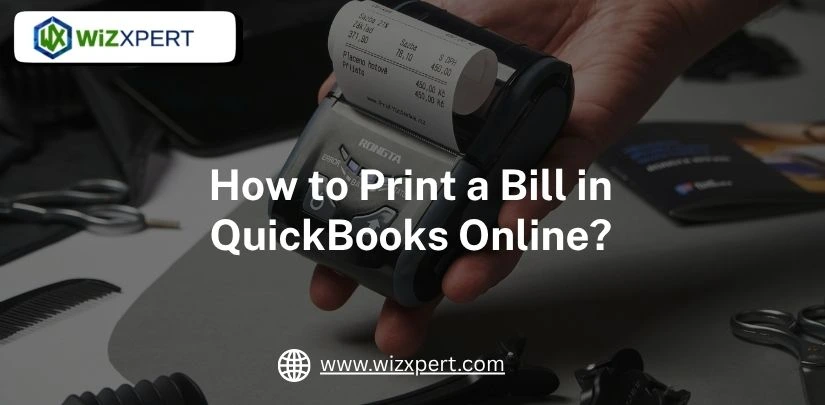 How to print a bill in QuickBooks Online img