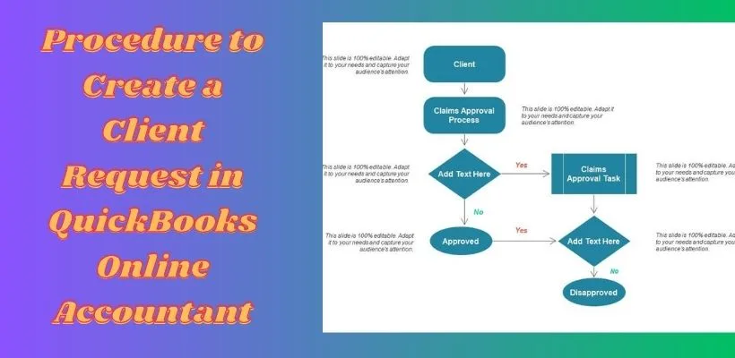 Creating a Client Request in QuickBooks Online Accountant image