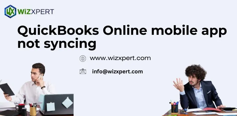 QuickBooks Online mobile app not syncing