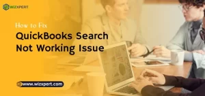 QuickBooks Search Not Working